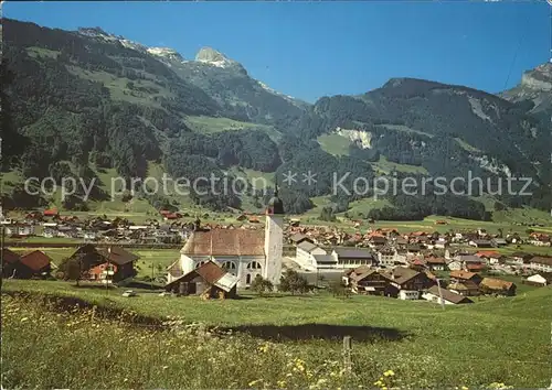 Muotathal mit Achselberg Schwarzstock und Plankstock Kat. Muotathal