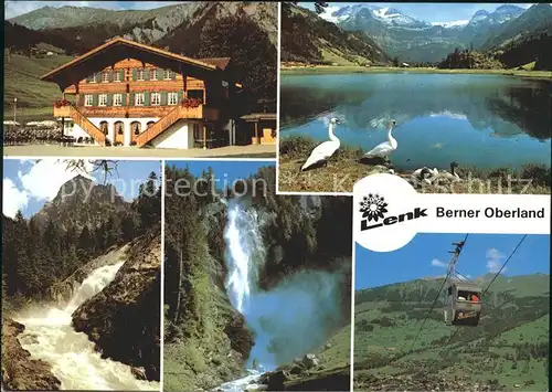 Lenk Simmental Chalet See Wasserfall Luftseilbahn Kat. Lenk Simmental