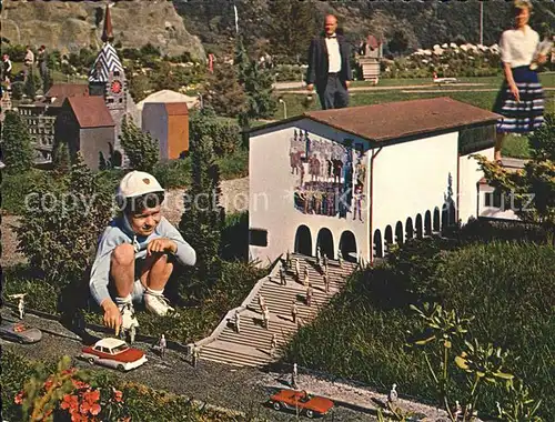 Melide Lago di Lugano Swissminiatur Bundesarchiv in Schwyz Kat. Melide