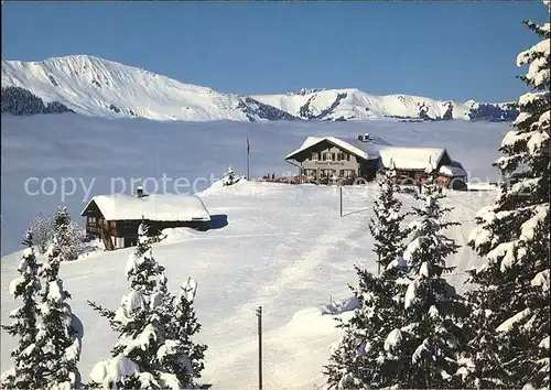 Lenk Simmental Gasthof Buehlberg Skizirkus Lenk Adelboden Kat. Lenk Simmental