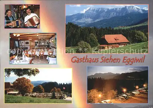 Eggiwil Gasthaus Siehen Teilansichten Musiker Kat. Eggiwil