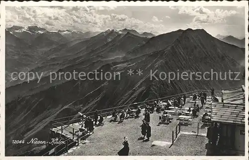 Niesen Kulm Terrasse  Kat. Niesen Kulm