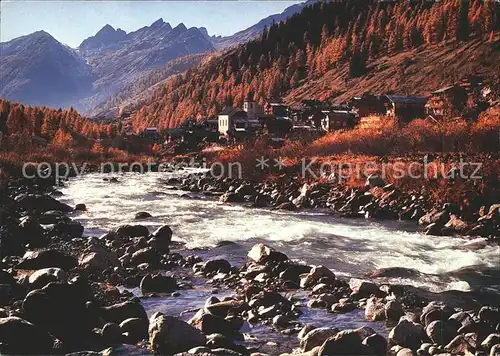 Blatten VS Panorama im Loetschental Kat. Blatten VS