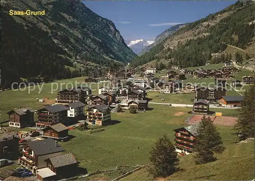 Saas Grund Panorama Kat. Saas Grund