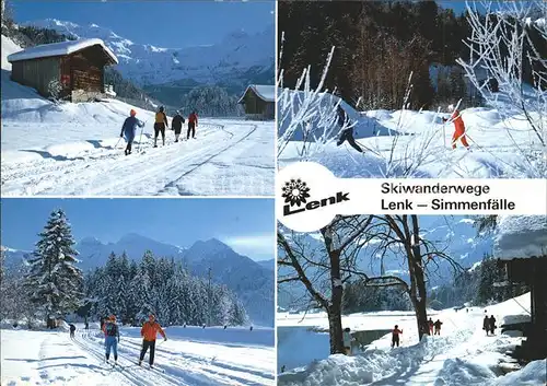 Lenk Simmental Skiwanderwege Lenk Simmenfaelle Details Kat. Lenk Simmental