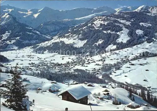 Lenk Simmental mit rohrbachstein Mittag Schneide und Wildhorn M?lkerblatte Kat. Lenk Simmental