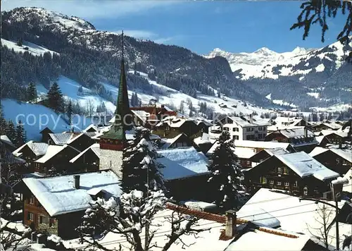 Gstaad Dorfpartie Kat. Gstaad