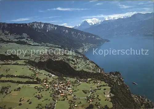 Aeschlen Gunten Totalansicht Kat. Aeschlen Gunten