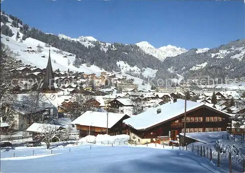 Zweisimmen Dorfpartie Kat. Zweisimmen