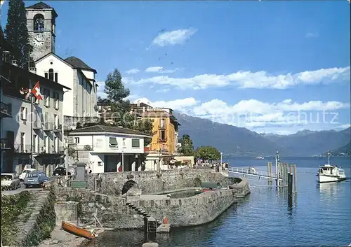 Brissago Dorfpartie Kirche / Brissago /Bz. Locarno