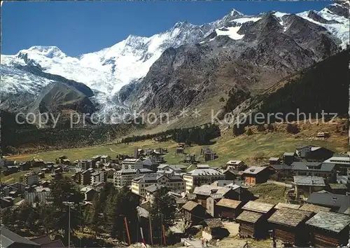 Saas Fee mit Mischabelkette Kat. Saas Fee