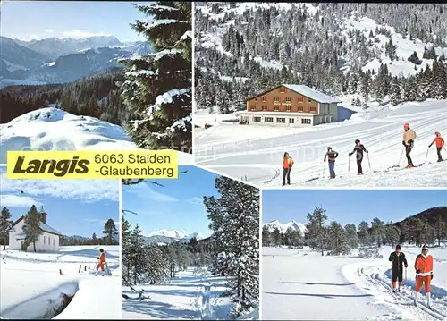 Stalden OW Skiwanderparadies Langis Schwendi Kaltbad Kat. Stalden OW