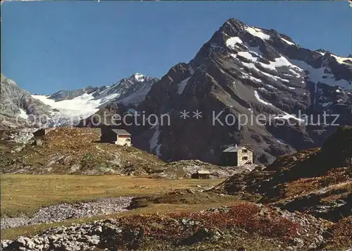 Maderanertal Windg?llenh?tten mit Dusselstock Kat. Silenen