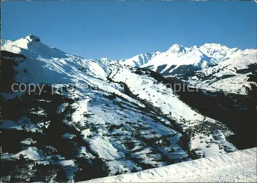 Piz Mundaun Skigebiet mit Luven Kat. Piz Mundaun