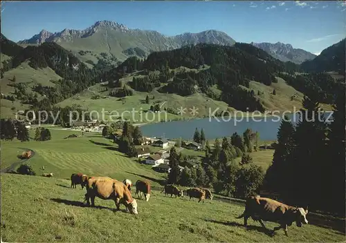 Schwarzsee Sense mit Kaiseregg Kat. Schwarzsee