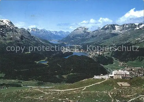 Muottas Muragl Panorama mit Oberengadiner Seen / Muottas Muragl /Rg. St Moritz