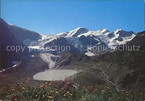 Sustenpass Steingletscher mit Gwaechtenhorn Kat. Susten