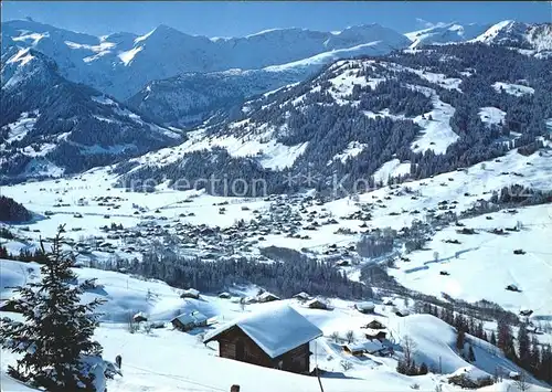 Lenk Simmental mit Rohrbachstein Mittag Schneide und Wildhorn Kat. Lenk Simmental