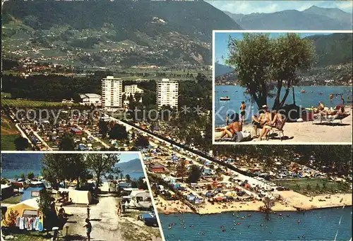 Tenero Camping Strandpartien / Tenero /Bz. Locarno