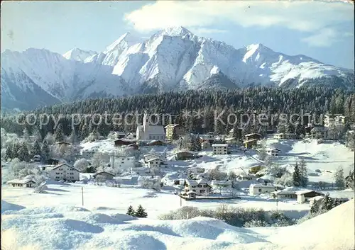 Flims Waldhaus mit Piz Riein Kat. Flims Waldhaus