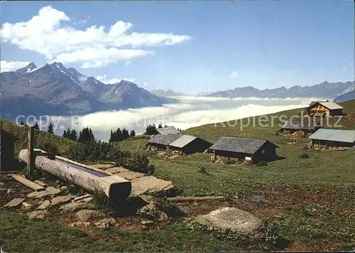 Hasliberg Berghaus Kaeserstatt Brunnentrog Kat. Meiringen