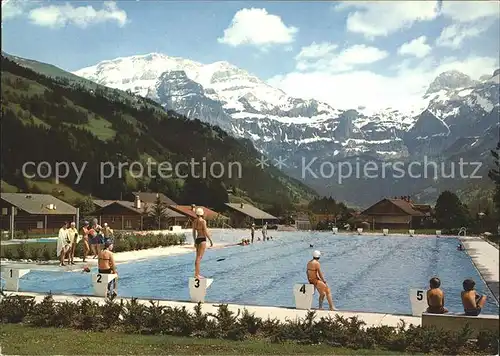 Lenk Simmental Schwimmbad Kat. Lenk Simmental