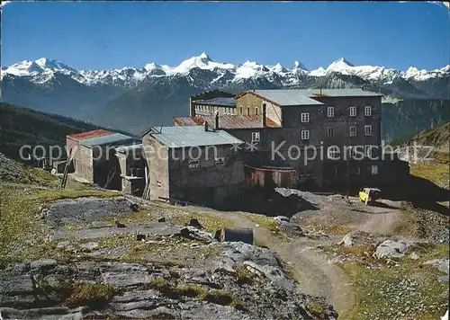 Gemmipass Wallis Hotel Wildstrubel Mischabel Weisshorn Matterhorn Kat. Gemmipass