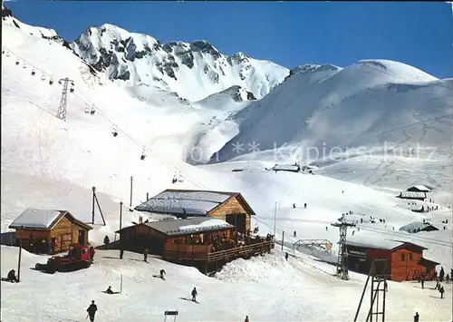 Hasliberg Kaeserstatt Restaurant Bergstation Gondelbahn Sessellift Rothorn Lauberstoecke Kat. Meiringen