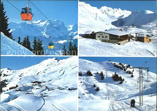 Hasliberg Kaeserstatt Gondelbahn Panorama Kat. Meiringen