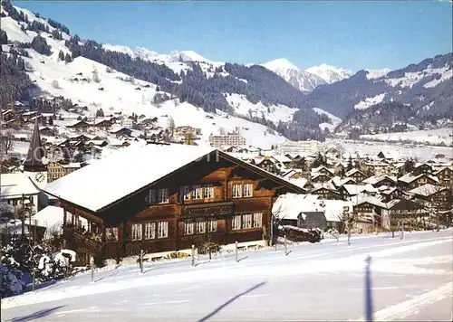 Zweisimmen Dorfpartie Kat. Zweisimmen