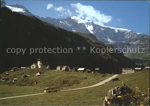 Urnerboden am Klausenpass mit Claridenstock Kat. Urnerboden