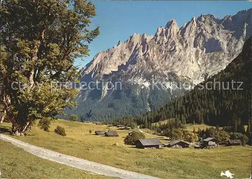 Grosse Scheidegg mit Breitenbodenalp und Engelh?rner Kat. Scheidegg Grosse