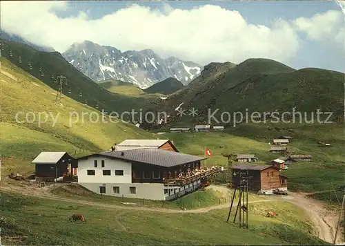 Hasliberg K?serstatt Bergrestaurant und Sessellift Hochstr?ss Kat. Meiringen