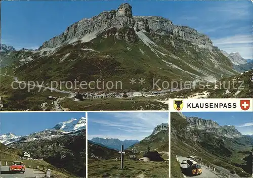 Klausenpass Passh?he Passstrasse Bergkapelle Passkehren Kat. Klausen