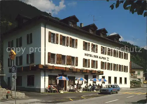 Fiesch Hotel des Alpes Kat. Fiesch