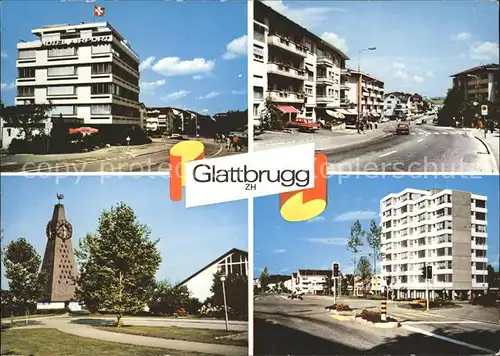 Glattbrugg Hotel Airport Strassenpartien Monument Kat. Glattbrugg