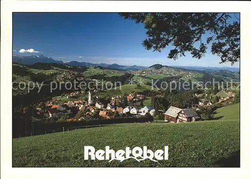 Rehetobel Panorama mit S?ntisblick Kat. Rehetobel