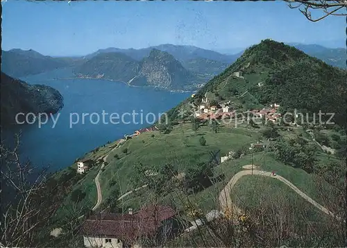 Bre Villaggio sopra Lugano Vista sul Lago di Lugano Kat. Bre