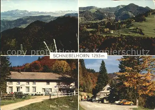Schnebelhorn Panorama Restaurant Tierhag und Sennh?tte Kat. Schnebelhorn