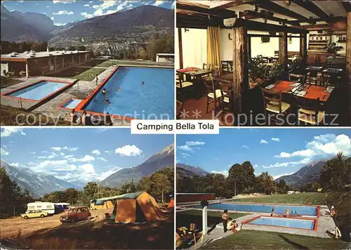 Susten Leuk Camping Bella Tola Schwimmbad Kat. Susten