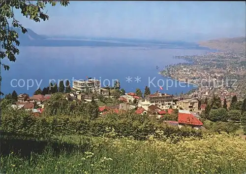 Glion Montreux Clarens Vevey Lac Leman Kat. Glion