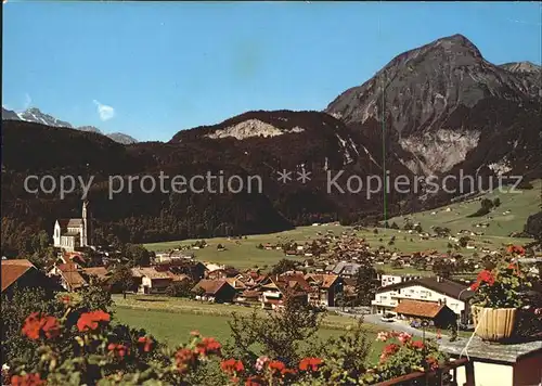 Lungern mit Wildgaerst und Wilerhorn Kat. Lungern