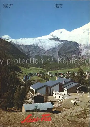 Saas Fee mit Alphubel Kat. Saas Fee