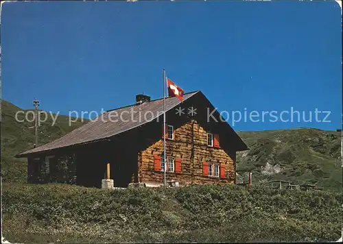 Hochwang Graubuenden De Brunner Berg und Skihaus Kat. Hochwang