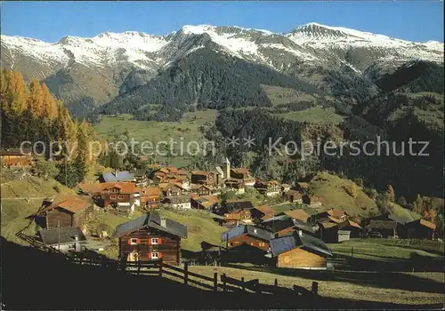 Tschiertschen Ortsblick Kat. Tschiertschen