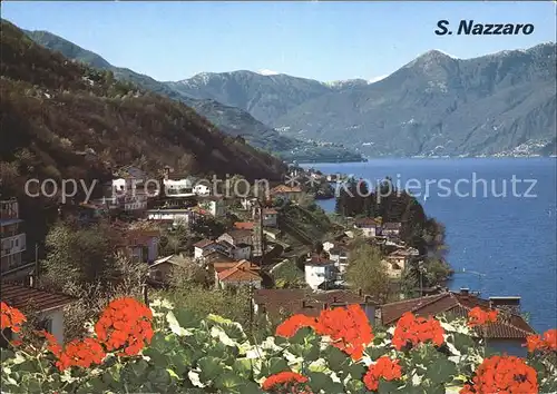 San Nazzaro mit Gambarogno am Lago Maggiore Kat. San Nazzaro