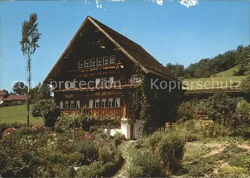 Ebnat Kappel Toggenburger Haus Edelmann im Acker Kat. Ebnat Kappel