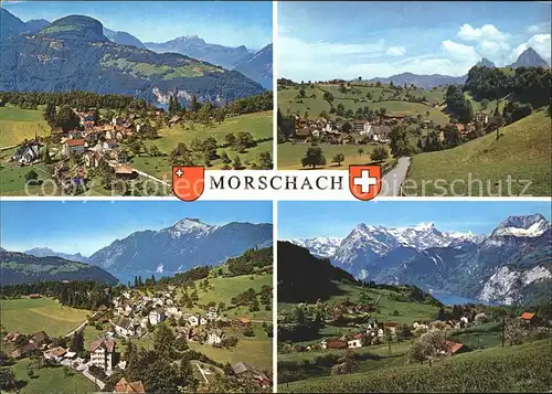 Morschach Ortsansichten Panorama Kat. Morschach