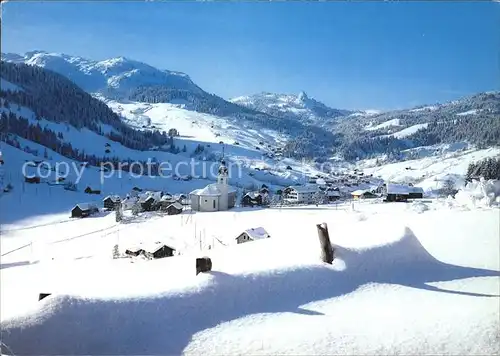 Oberiberg mit Ybergeregg Laucherenstoeckli und Schyen Kat. Oberiberg