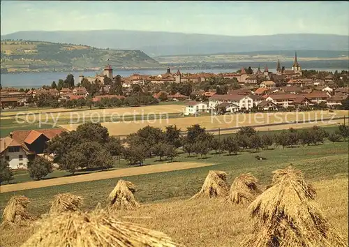 Murten Morat Vue generale Kat. Murten